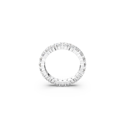 Resim Vittore XL ring, Round cut, White, Rhodium plated