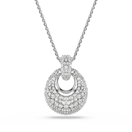 Resim Sublima Kolye, Beyaz, Rodyum kaplama