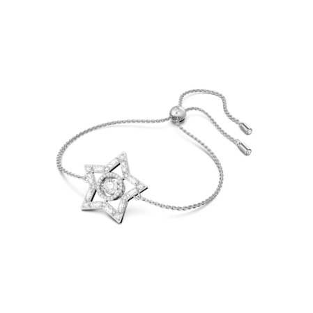 Resim Stella Bileklik, Karışık kesimler, Yıldız, Beyaz, Rodyum kaplama