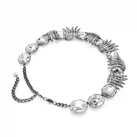 Resim The Vienna Collection Kolye, Tüy, Beyaz, Rutenyum kaplama