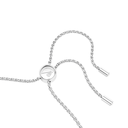 Resim Subtle Tennis bileklik, Yuvarlak kesim, Beyaz, Rodyum kaplama