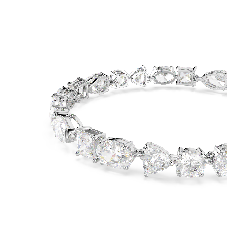 Resim Mesmera Bileklik, Karışık kesimler, Beyaz, Rodyum kaplama