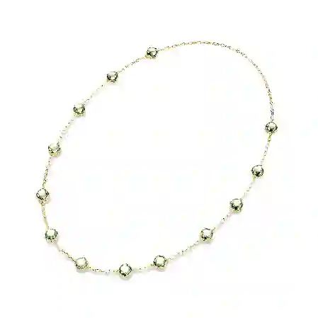 Resim Chroma Dizi Kolye, Sekizgen kesim, Çok renkli, Altın rengi kaplama