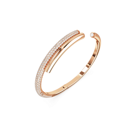 Resim Dextera Bileklik, Mıknatıslı kapama mekanizması, Beyaz, Pembe altın rengi kaplama