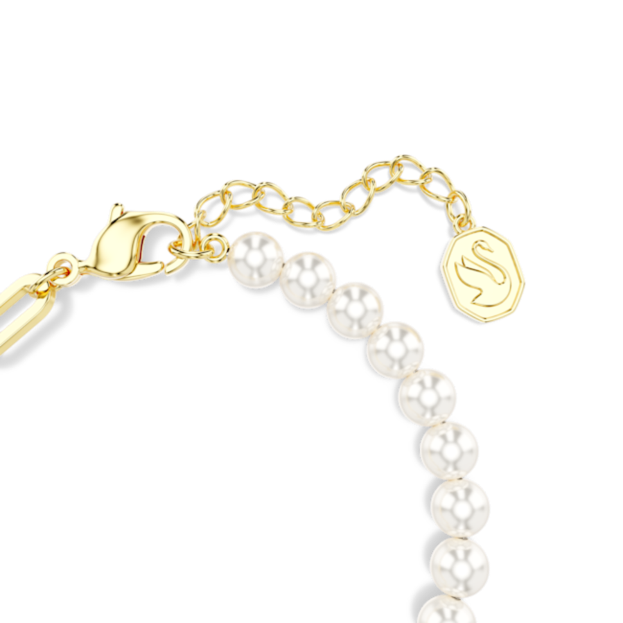 Resim Teddy Bileklik, Kristal inci, Ayıcık, Yeşil, Altın rengi kaplama