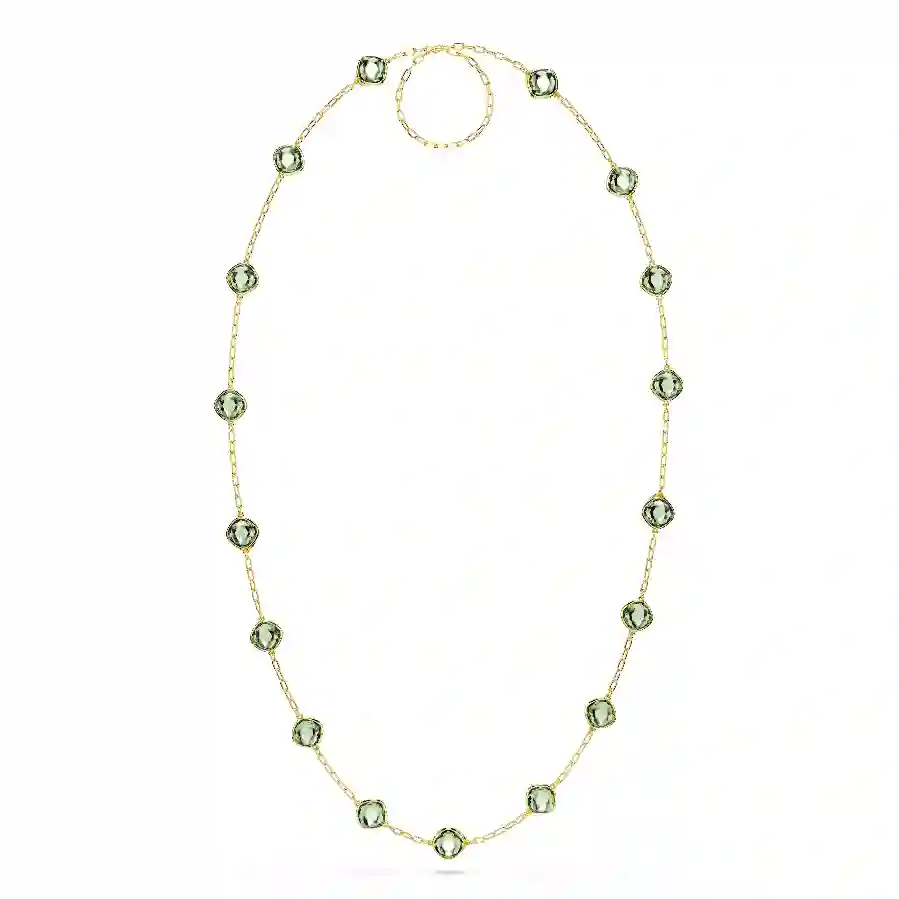 Resim Chroma Dizi Kolye, Sekizgen kesim, Çok renkli, Altın rengi kaplama