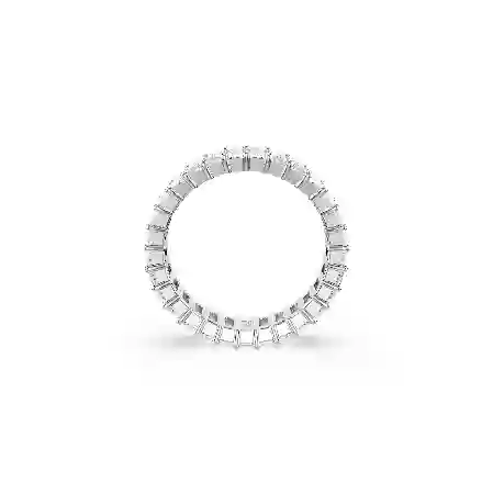 Resim Matrix Yüzük, Baget kesim, Beyaz, Rodyum kaplama