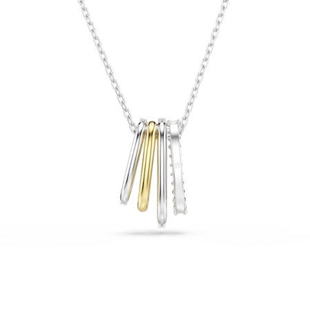 Resim Hyperbola Kolye, Karışık kesimler, Beyaz, Karışık metal yüzey