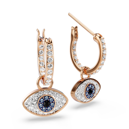 Resim Symbolica damla küpeler, Göz, Çok renkli, Pembe altın rengi kaplama