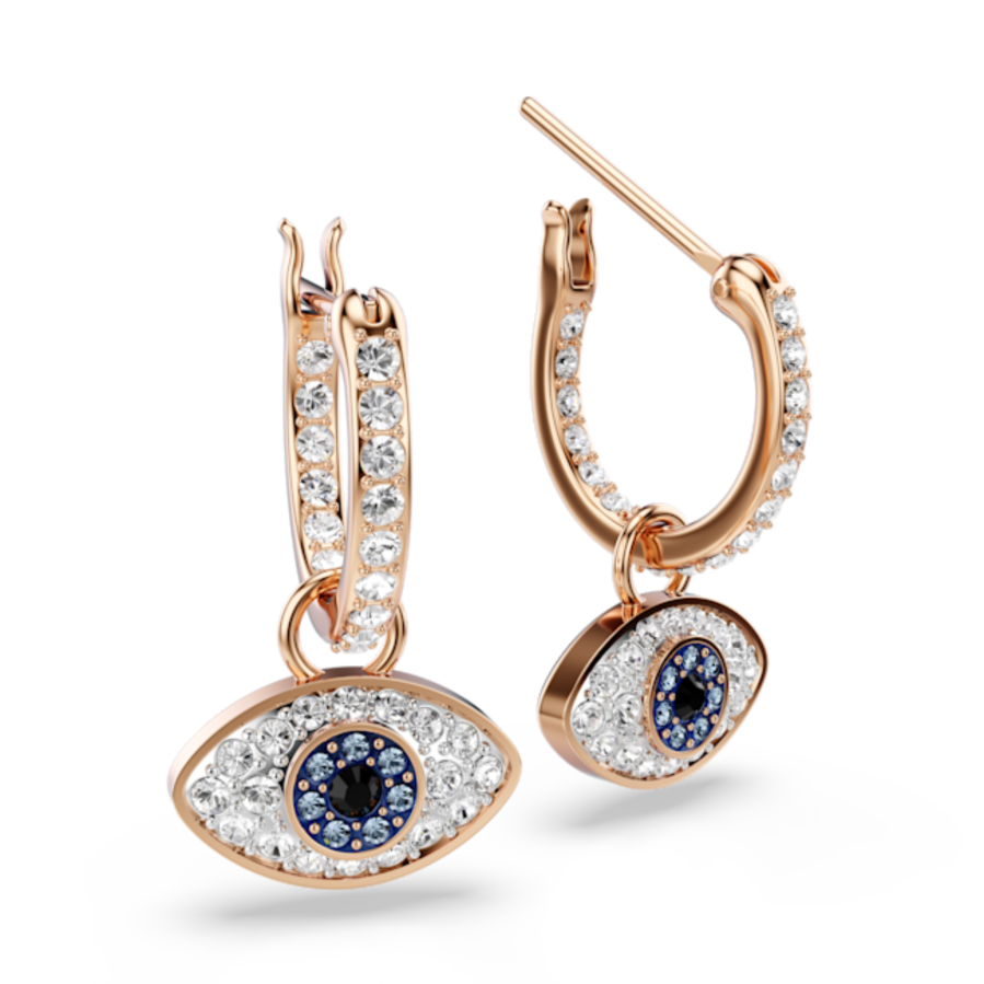 Resim Symbolica damla küpeler, Göz, Çok renkli, Pembe altın rengi kaplama