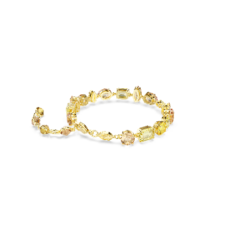 Resim Gema Bileklik, Karışık kesimler, Sarı, Altın rengi kaplama