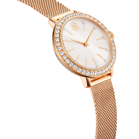 Resim Certa Saat, Metal bileklik, Rose Altın tonu, Pembe altın rengi yüzey