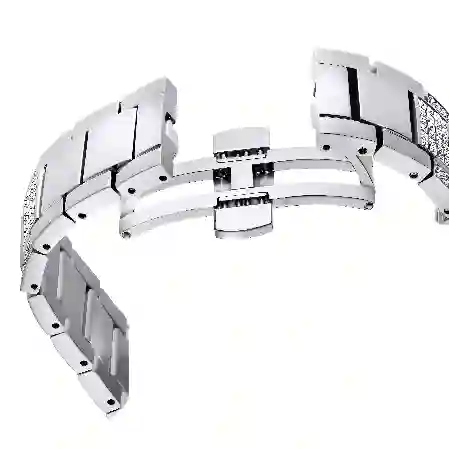 Resim Dextera Lux Saat, İsviçre Üretimi, Metal bileklik, Gümüş Rengi, Paslanmaz çelik