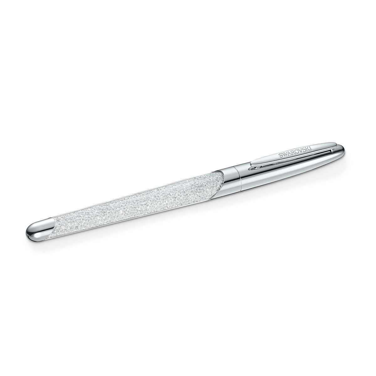 Resim Crystalline Top Uçlu Kalem, Gümüş Rengi, Krom Kaplama