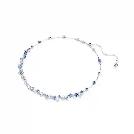 Resim Constella Kolye, Karışık kesimler, Mavi, Rodyum kaplama