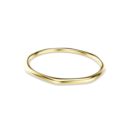 Resim Dextera Bileklik, Sekizgen şekil, Yuvarlak kesim, Beyaz, Altın rengi kaplama