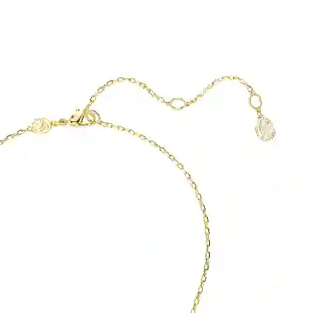 Resim Chroma Kolye, Sekizgen kesim, Yeşil, Altın rengi kaplama