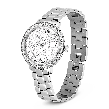 Resim Saat, İsviçre Üretimi, Metal bileklik, Gümüş Rengi, Paslanmaz çelik