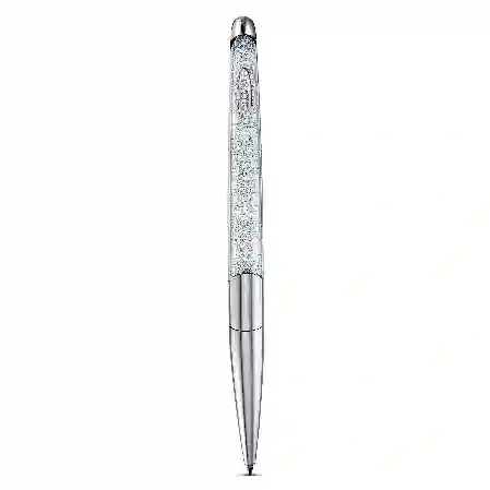 Resim Crystalline Tükenmez Kalem, Gümüş Rengi, Krom Kaplama