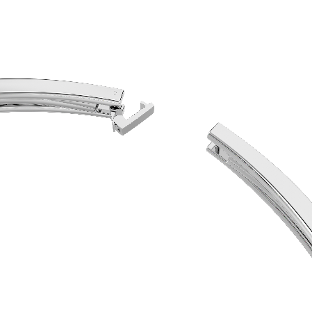 Resim Matrix Gerdanlık, Karışık kesimler, Beyaz, Rodyum kaplama