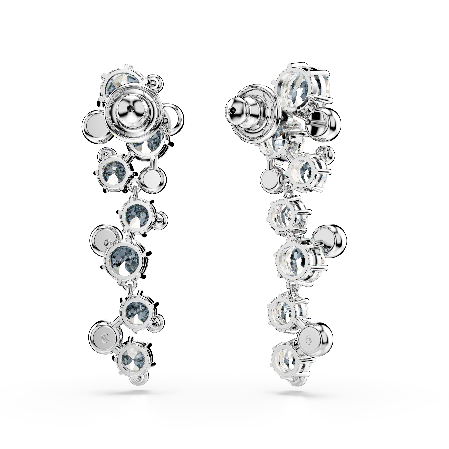 Resim Constella damla küpeler, Karışık kesimler, Beyaz, Rodyum kaplama