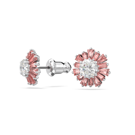 Resim Idyllia düğme Küpeler, Karışık kesimler, Güneş, Pembe, Rodyum kaplama