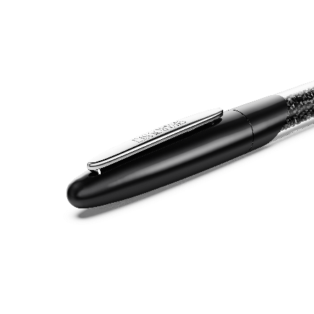 Resim Crystalline Nova Top Uçlu Kalem, Siyah, Krom Kaplama