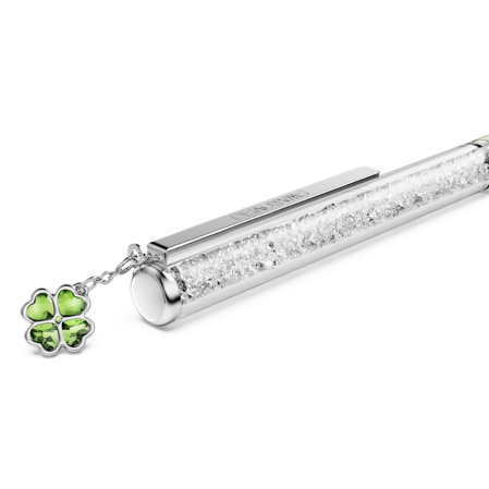 Resim Crystalline Tükenmez Kalem, Yonca, Yeşil, Yeşil lakeli, krom kaplama