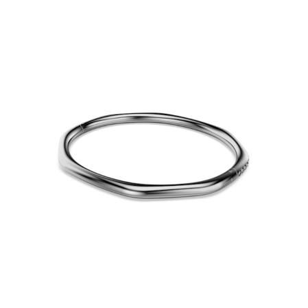 Resim Dextera Bileklik, Sekizgen şekil, Yuvarlak kesim, Beyaz, Rutenyum kaplama