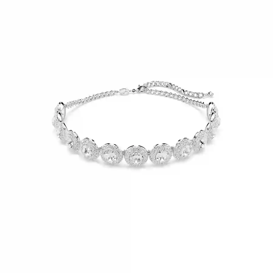 Resim Una Angelic Gerdanlık, Beyaz, Rodyum kaplama