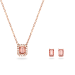 Resim Millenia Set, Sekizgen kesim, Pembe, Pembe altın rengi kaplama