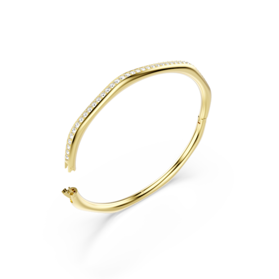 Resim Dextera Bileklik, Sekizgen şekil, Yuvarlak kesim, Beyaz, Altın rengi kaplama