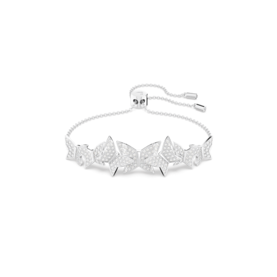 Resim Idyllia Lilia Bileklik, Kelebek, Beyaz, Rodyum kaplama