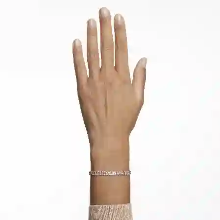 Resim Matrix Tennis bileklik, Beyaz, Pembe altın rengi kaplama