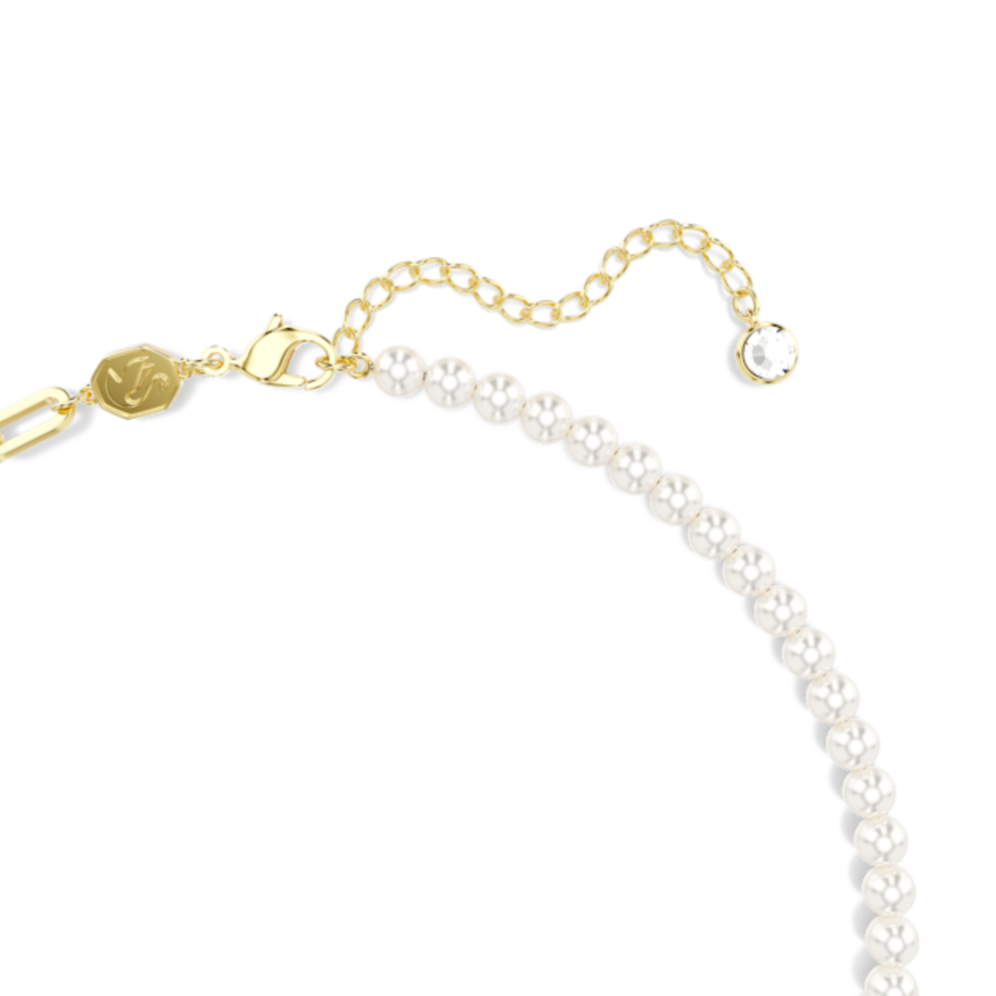 Resim Teddy Kolye, Kristal inci, Ayıcık, Çok renkli, Altın rengi kaplama