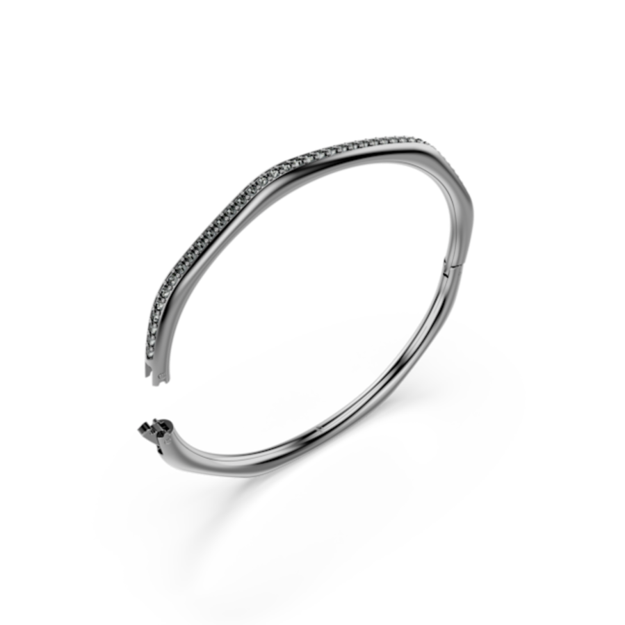 Resim Dextera Bileklik, Sekizgen şekil, Yuvarlak kesim, Beyaz, Rutenyum kaplama