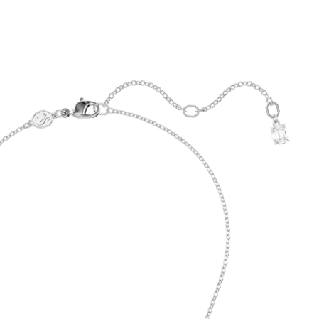 Resim Insigne Kolye, Yuvarlak kesim, Yıldız, Beyaz, Rodyum kaplama