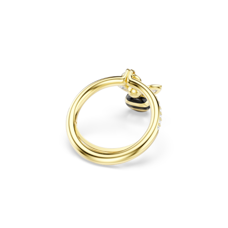 Resim Idyllia Motif Yüzük, Karışık kesimler, Arı, Çok renkli, Altın rengi kaplama