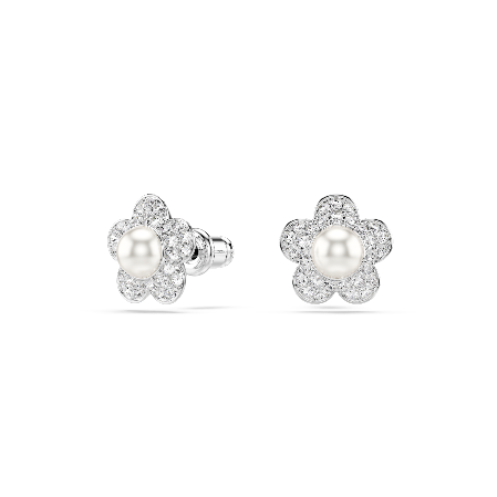 Resim Ariana Grande x Swarovski Küpe,Beyaz,Rodyum kaplama