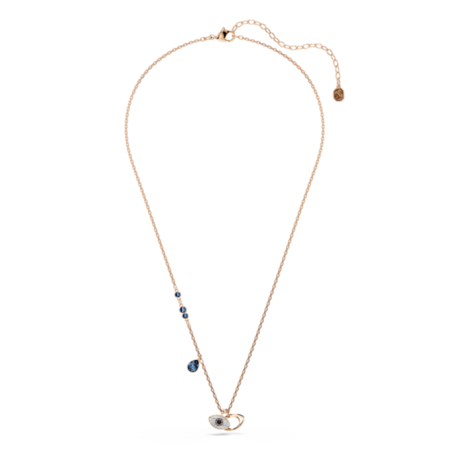 Resim Symbolica Kolye, Göz, Çok renkli, Pembe altın rengi kaplama