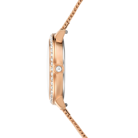 Resim Certa Saat, Metal bileklik, Rose Altın tonu, Pembe altın rengi yüzey