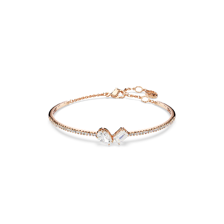 Resim Mesmera Bileklik, Karışık kesimler, Beyaz, Pembe altın rengi kaplama