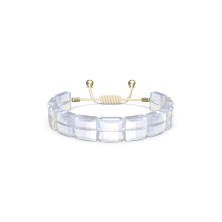 Resim Letra Bileklik, Ay, Beyaz, Altın rengi kaplama