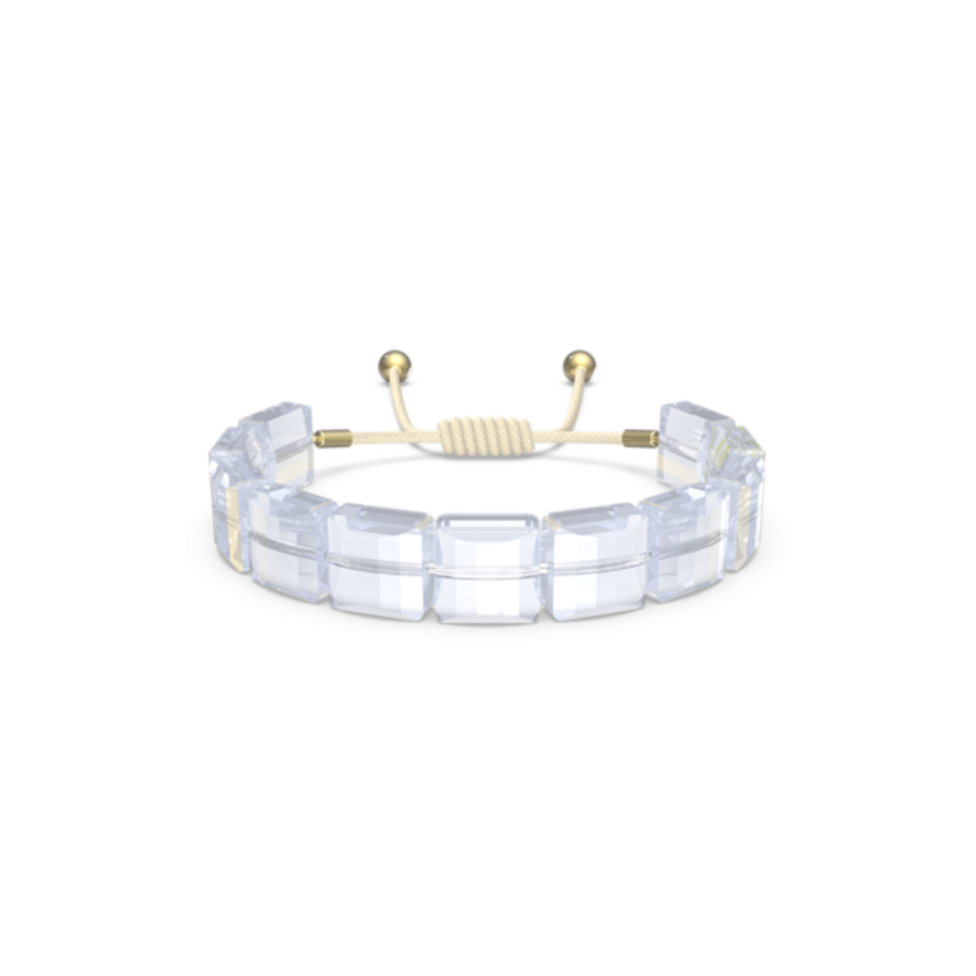 Resim Letra Bileklik, Ay, Beyaz, Altın rengi kaplama