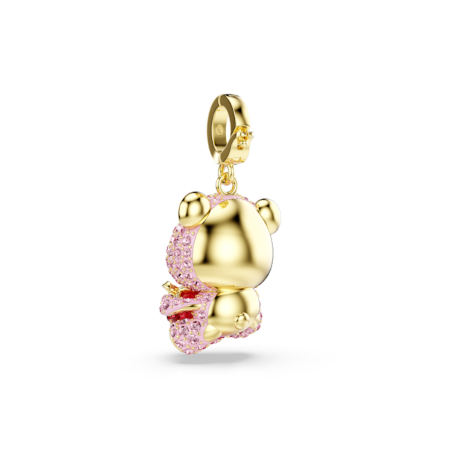 Resim Idyllia Charm, Karışık kesimler, Ayıcık, Pembe, Altın rengi kaplama