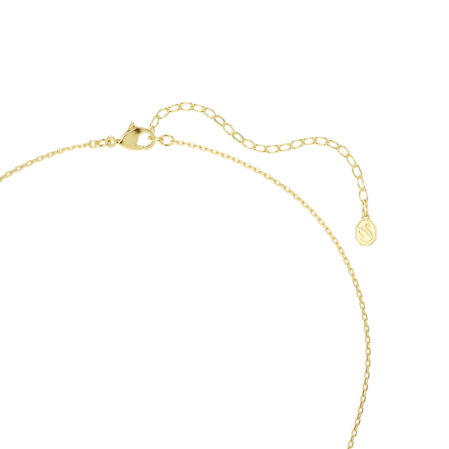 Resim Idyllia Kolye, Karışık kesimler, Kalp, Pembe, Altın rengi kaplama