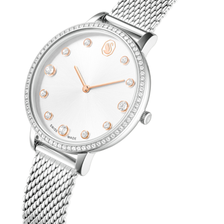 Resim Clarica Saat, İsviçre Üretimi, Metal bileklik, Gümüş Rengi, Paslanmaz çelik