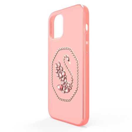 Resim Akıllı Telefon Kılıfı, Kuğu, iPhone® 12 Pro Max, Uçuk pembe