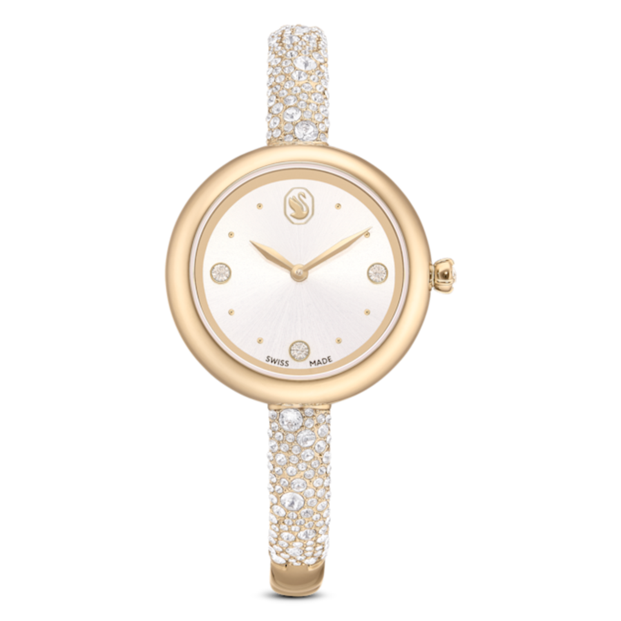 Resim Sublima bangle Saat, İsviçre Üretimi, Metal bileklik, Altın Rengi, Şampanya altın rengi yüzey