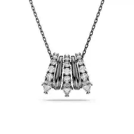 Resim Sublima Kolye, Beyaz, Rutenyum kaplama